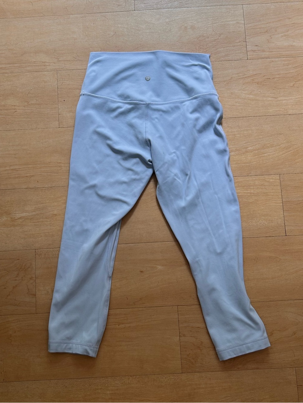 Lululemon High-Waist Light Blue Active Leggings - Picture 2 of 5